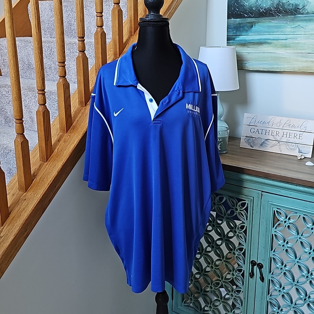 2Xl Mens Drifit Polo Milikin University